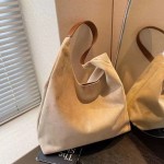 Retro frosted large bag, spacious shoulder bag, sophisticated work/commuting tote bag